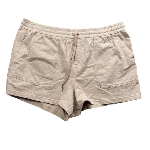 Athleta Pants - Athleta 26 Farallon Heathered Short NEW w/Tags Pockets Elastic Drawstring